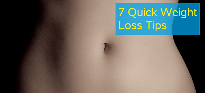 quicktips how to lose weight fast