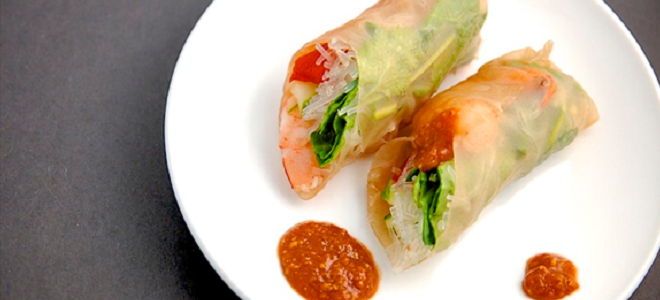 Shrimp Summer Rolls Featured shrimp summer rolls