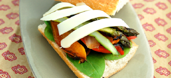 Grilled Vegetable Sandwich Featured grilled sandwich recipe
